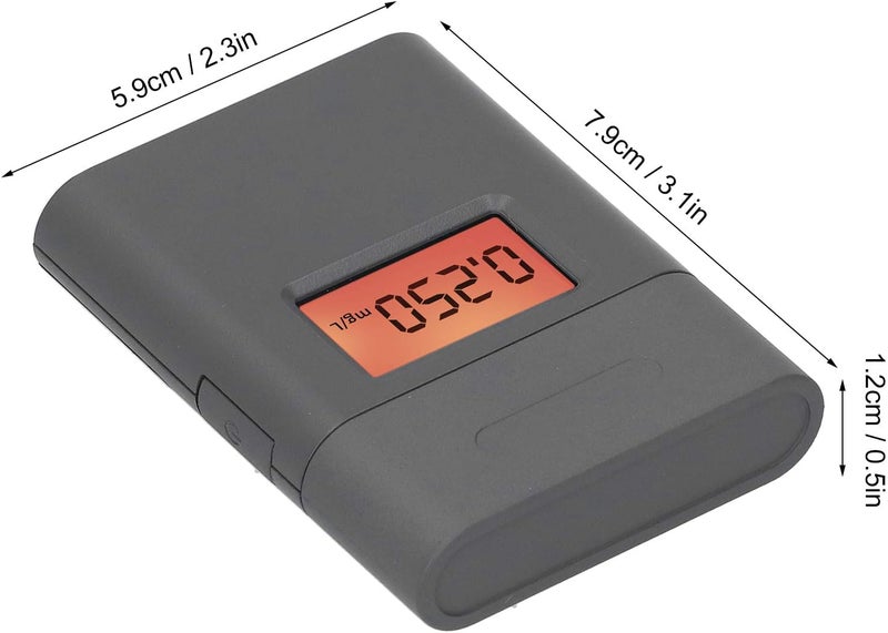 klarako Alcohol Detector, 360‑Degree Rotating Blowing Port Breathalyzer for High-Sensitivity Semiconductor Alcohol Sensor for Detect Alcohol Concentration - Image 5