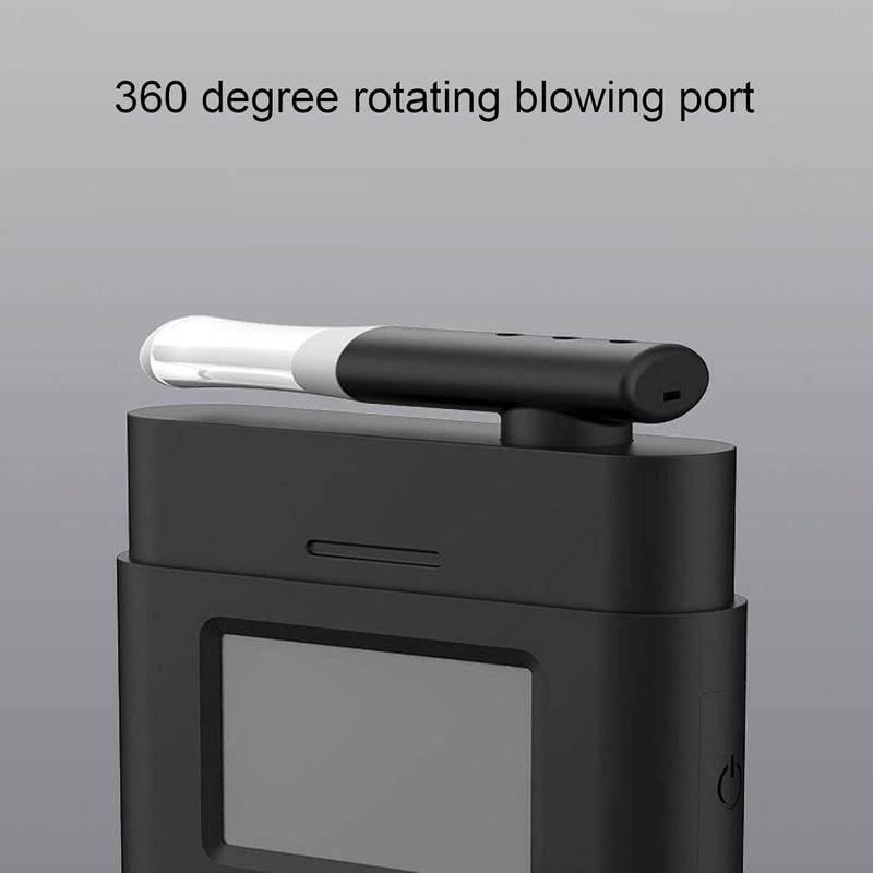 klarako Alcohol Detector, 360‑Degree Rotating Blowing Port Breathalyzer for High-Sensitivity Semiconductor Alcohol Sensor for Detect Alcohol Concentration - Image 2
