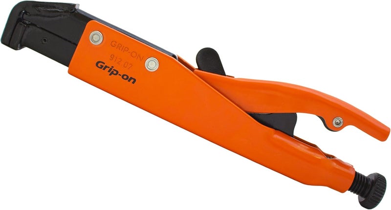 Grip-On 91207 7-Inch Axial Grip L-Shaped Locking Pliers - Orange Epoxy - Image 3