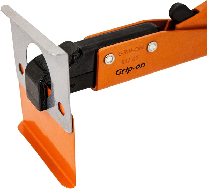 Grip-On 91207 7-Inch Axial Grip L-Shaped Locking Pliers - Orange Epoxy - Image 2