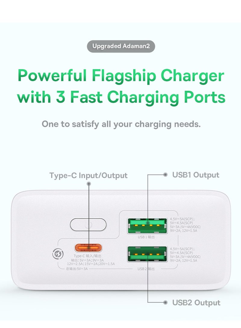 بيسوس بنك الطاقة، شاحن محمول بقوة 30 وات لجهاز iPhone، شحن سريع عالي السرعة بمنفذ USB C، حزمة بطارية أصغر متوافقة مع سلسلة iPhone 15/14/13/12، Samsung S23، iPad Pro، AirPods وما إلى ذلك - Image 4