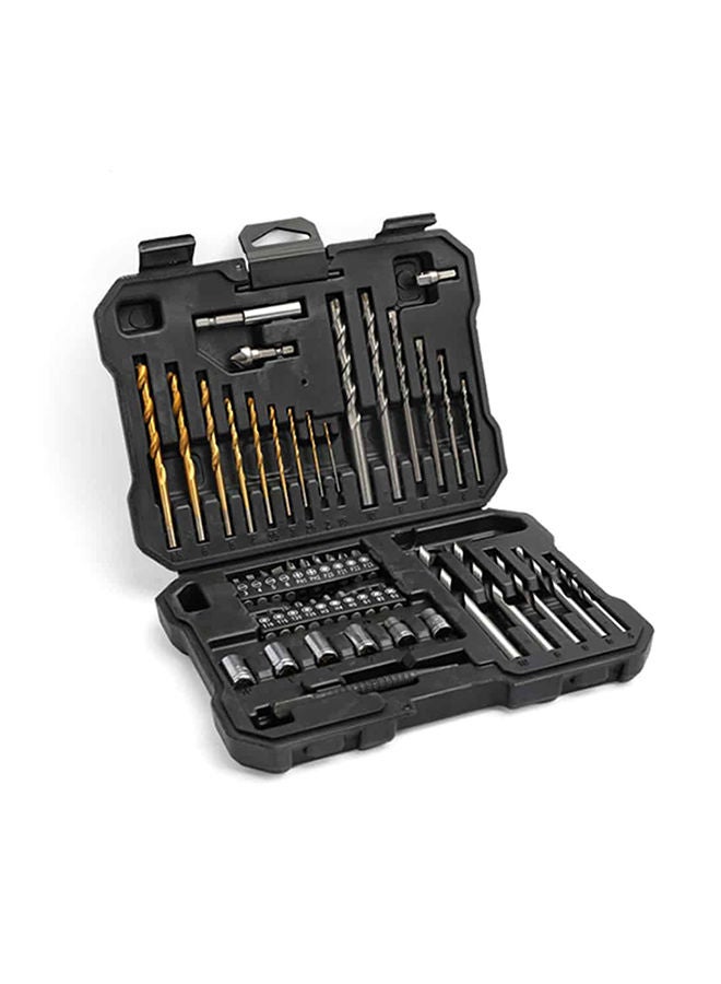 Gazelle 51-Piece Combination Drill Bit Set With HSS, Masonry And Wood Drill Bits, Center Punch, Countersink, Screwdriver Bits, Magnetic Bit Holder, Sockets And Adapter - Image 1