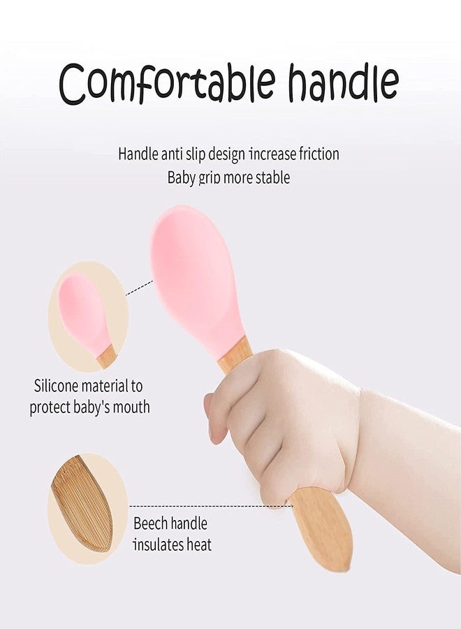GUCHIGU Baby Fork and Spoon Set | Newborn Toddler Feeding Utensils Cutlery Set Feeding Supplies with Storage Box Perfect Training Eating Tools for Kids - Mustard (Set of 2, 1 Fork, 1 Spoon) - Image 3