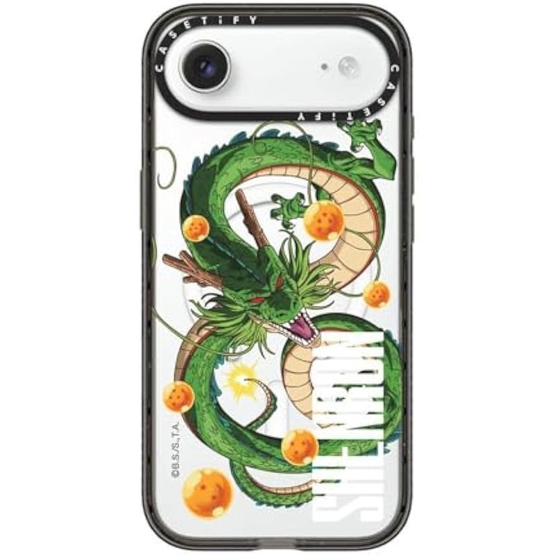 Casetify Impact iPhone Air Case 【Dragon Ball Colab/Slim/Magsafe / 8.2 ft. 4X Military Grade Drop Protection】 - Dragon Ball Z Shenron - Clear Black - Image 1