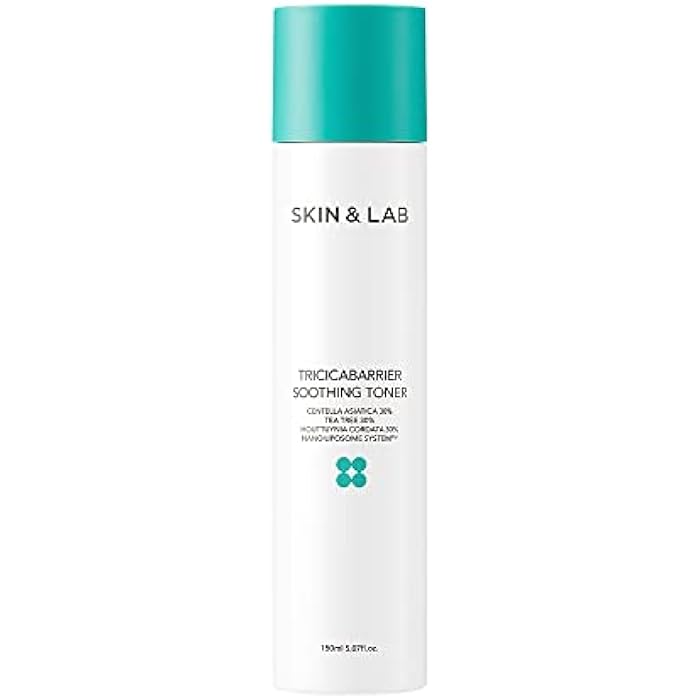 SKIN & LAB SKIN SCIENCE SOLUTION [Skin&LAB] Tricicabarrier Soothing Toner, Infused with CICA, Tea Tree, and Heart Leaf, After Sun Care Product, Calm Sunbun and Hydrate Skin, Korean Toner, All Skin Types, 5.07 fl. oz. - Image 1