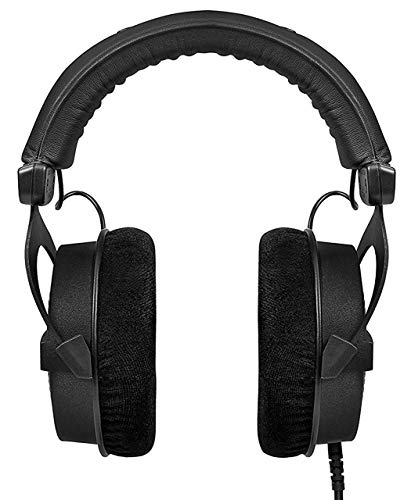 Beyer Dynamic beyerdynamic DT 990 PRO Over-Ear Studio Monitor Headphones - Open-Back Stereo Construction, Wired (80 Ohm, Black (Limited Edition)) (Renewed) - Image 2