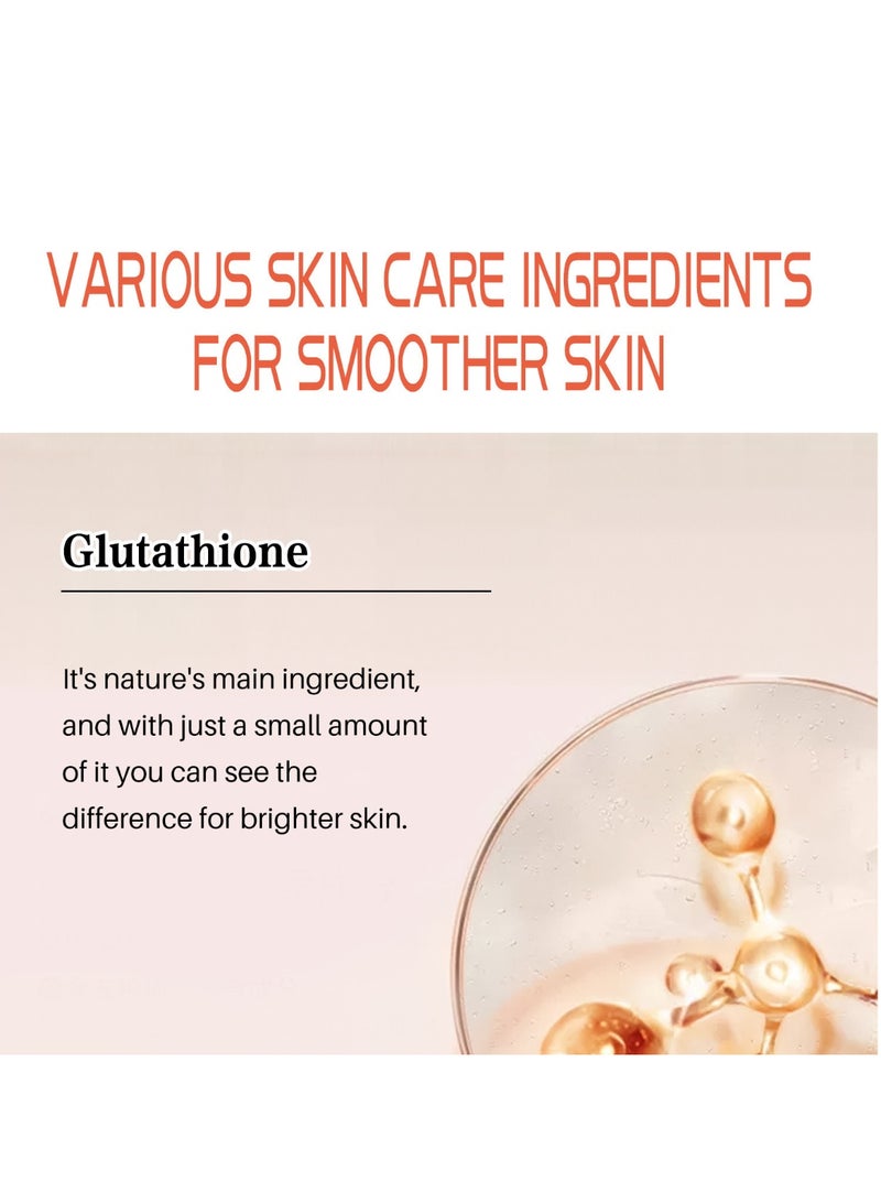 Lanthome Glutathione White Soap,  Whitening Bar Soap with Collagen Rice Milk Glutathione,  Milk Soap, Beauty Soap Bar, Premium Intensive Brightening Soap - Image 5