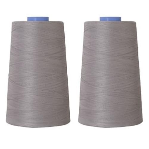Connecting Threads Essential Cotton Thread 5000 Yard Cone Set of 2 (Grey) - Image 1
