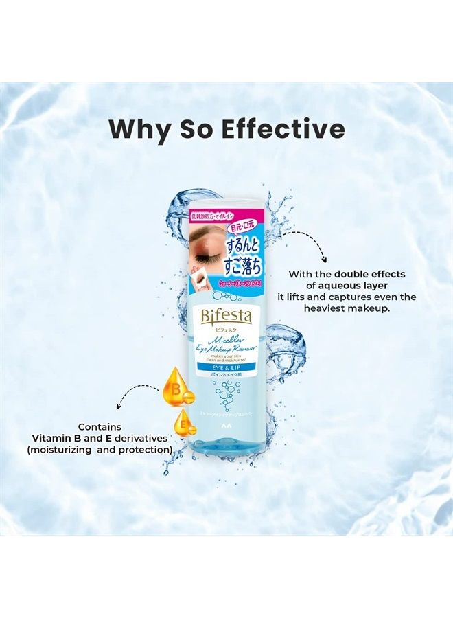 Bifesta Mandom Eye Makeup Remover, 145ml (Set of 2) - Image 3