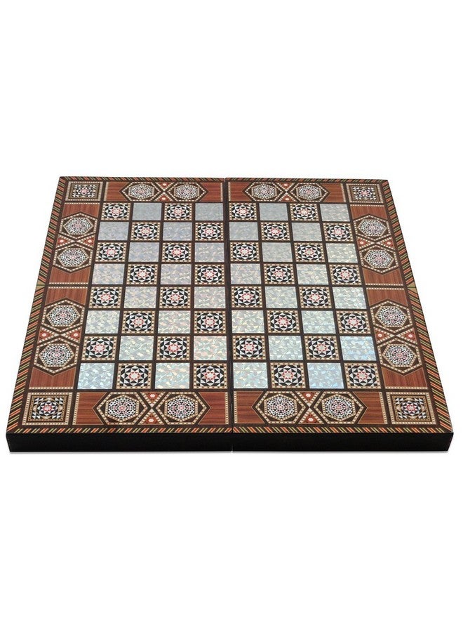 Star لعبة الطاولة التركية الكلاسيكية ستار - 19 بوصة، آلية إغلاق مغناطيسية، لوحة قابلة للطي، لعبة استراتيجية، متعة للعائلة والأصدقاء، مجموعة سفر محمولة، صندوق خشبي صلب، مقاومة للخدوش - Image 2