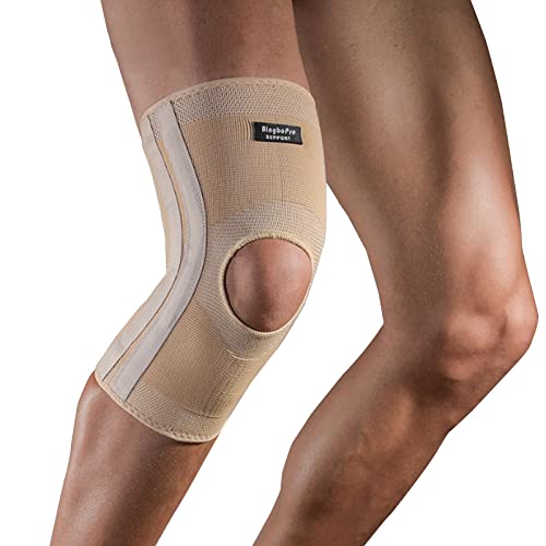 BingboPro Professional Knee Brace With Stabilizer For Men Women,Compression Knee Sleeve Support Brace for Pain Relief, Fast Recovery,Meniscus Tear,ACL,MCL,Arthritis,Running,Sport Protection - Image 5