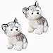 CHELEI2019 2PCS 79 Husky Stuffed Animal Stuffed Husky Dog Plush Toy Gifts for Kids - Image 2