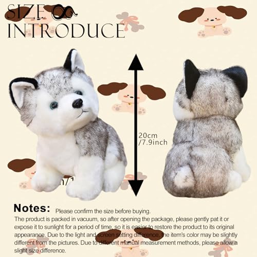 CHELEI2019 2PCS 79 Husky Stuffed Animal Stuffed Husky Dog Plush Toy Gifts for Kids - Image 5