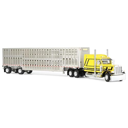 First Gear DCP 164 Peterbilt 379 Sleeper Cab with Wilson Silverstar Livestock Trailer Harrison Truckin Dealer Exclusive 602104 - Image 5