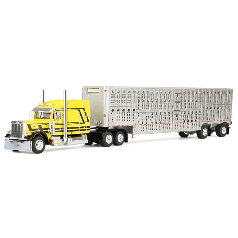 First Gear DCP 164 Peterbilt 379 Sleeper Cab with Wilson Silverstar Livestock Trailer Harrison Truckin Dealer Exclusive 602104 - Image 3