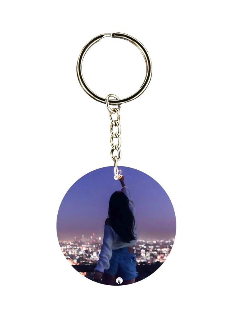 Girl Printed Keychain