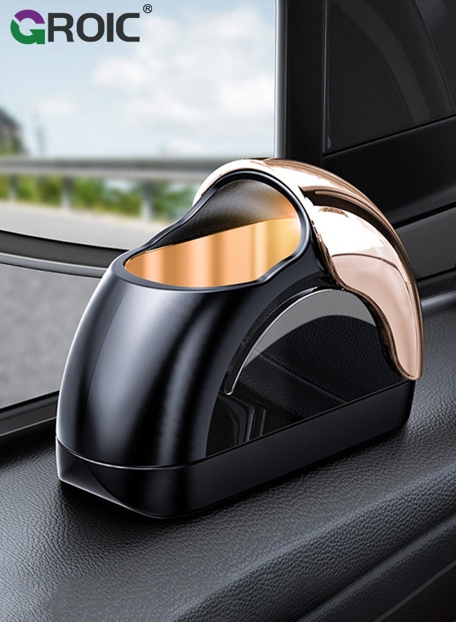 GROIC Car Ashtray with Lid,late model Car door Automotive Ashtray with Light,Portable Ash Tray for Car,Car Trash Can,Automobile Interior Supplies - Image 1