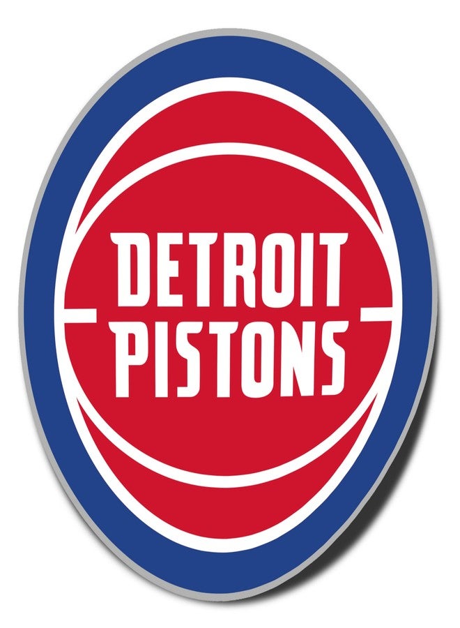 Desert Cactus Detroit Pistons NBA Officially Licensed Sticker Vinyl Decal Laptop Water Bottle Car Scrapbook (Individual 1) - Image 1