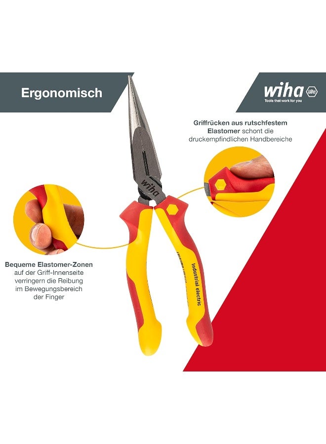 Wiha Z05020009Sb Industrial Electric Long Nose Plier, Multicolor, 200Mm - Image 4