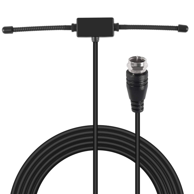 ACEIRMC 2pcs FM Radio Antenna FM Dipole Antenna FM Antenna for Stereo Receiver Indoor Most Music System FM Radio Home Stereo Receiver AV Audio Vedio Home Theater Receiver - Image 2