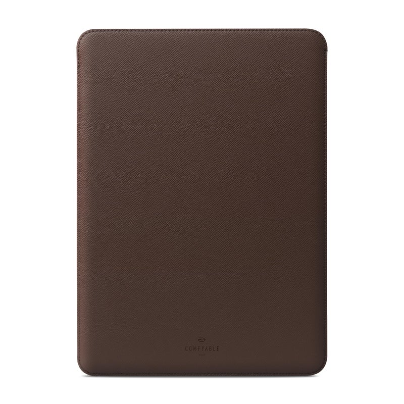 Comfyable Laptop Sleeve 13 Inch Precisely Compatible with MacBook Air M4 2025-2018 & MacBook Pro M2 2022 M1 2020-2016, Faux Leather Cover Case, Coffee - Image 1