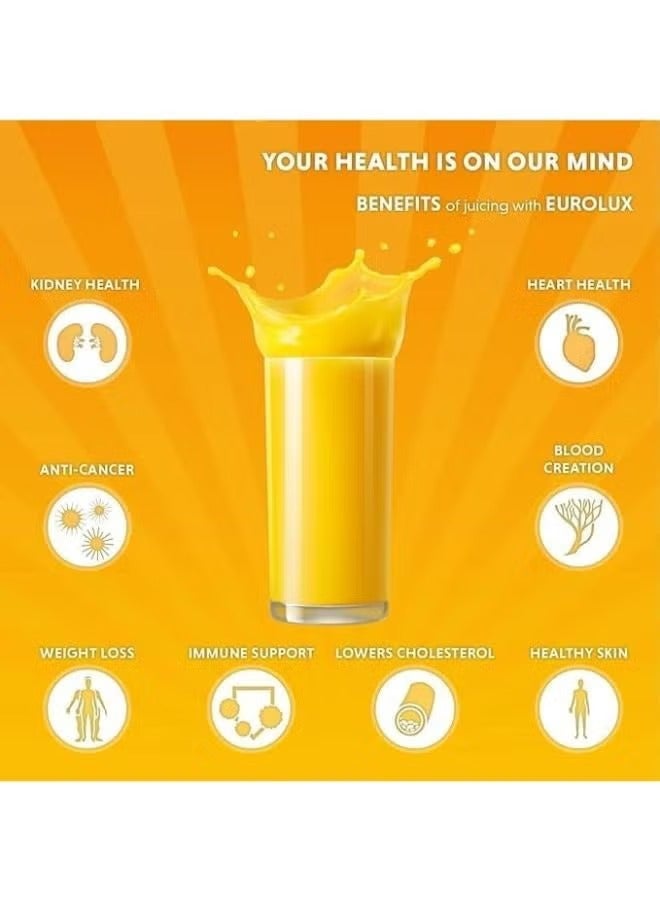 RAF Electric Citrus Juicer Machine, Premium Electric Orange Juicer, Compact, Pulp Control, Oranges, Lemons, Limes, Grapefruits with Easy Pour Spout - Image 4