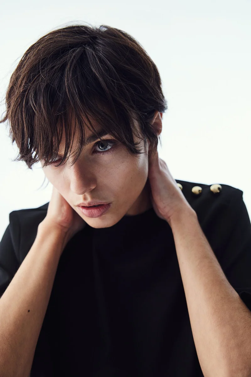 اتش اند ام فستان على شكل A