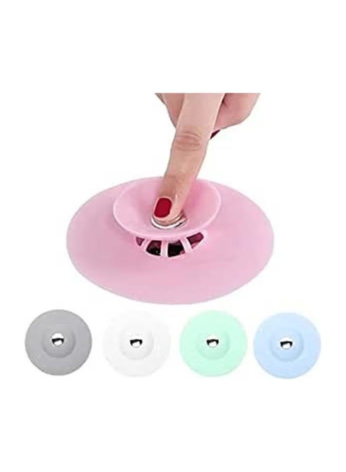 سدادة تصريف - سدادة مطاطية دائرية من السيليكون لحوض الاستحمام - Image 1