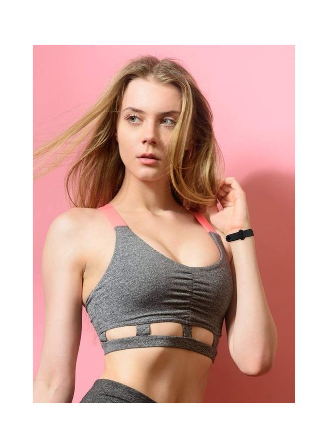 Xiaomi Mi Band 7 Replacement Strap Soft Silicone Watch Band Sport Wristband Bracelet Compatible with Mi Band 7 Smart Fitness Tracker 2022 Release Black - Image 3