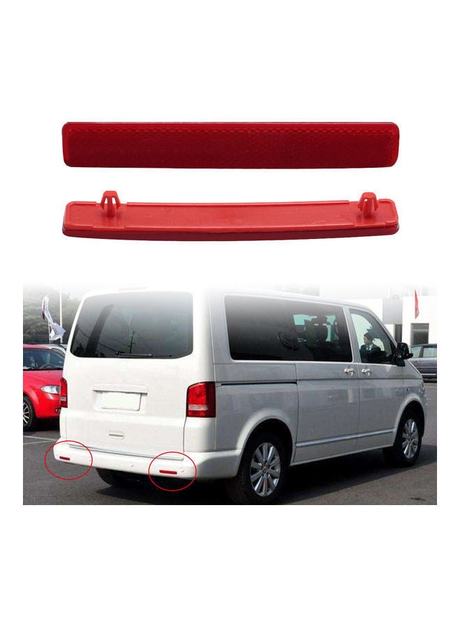 NIBEMINENT 2-Piece Replacement Rear Bumper Reflector - Image 2
