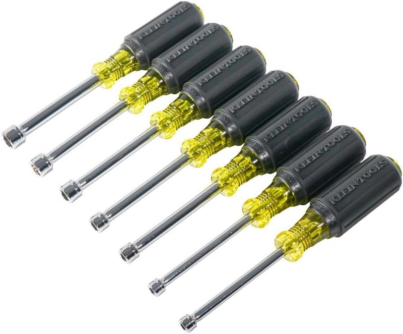 Klein Tools Nut Driver Set with Yellow and Black Grip - 6 Pieces - Image 5
