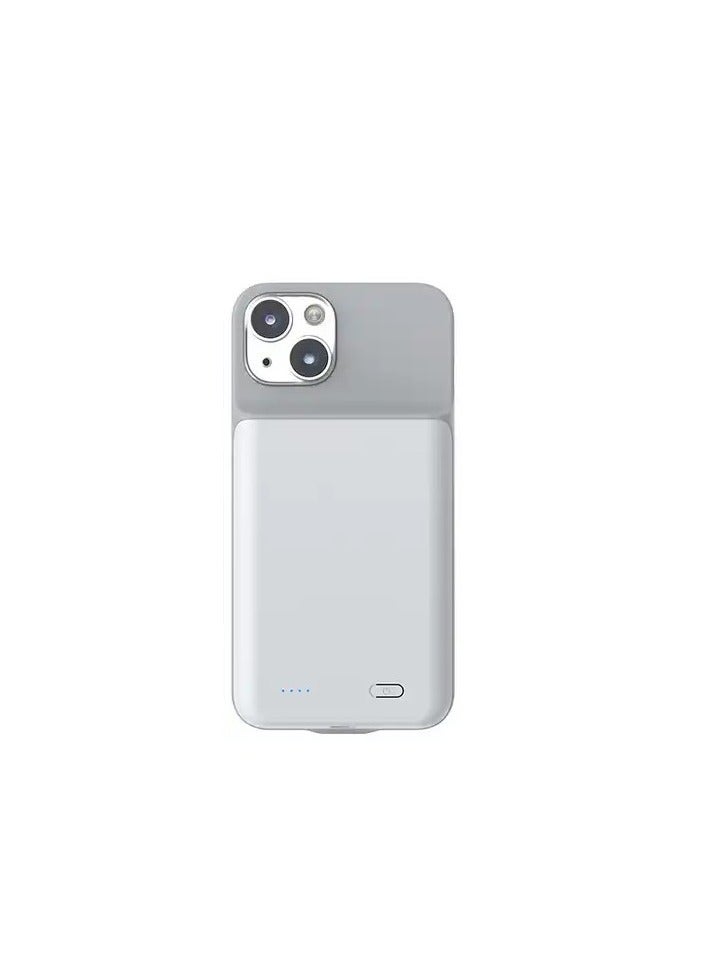 GULFLINK Wireless Protective Charging Case Cover For iPhone 15 Plus 7000mah White - Image 1