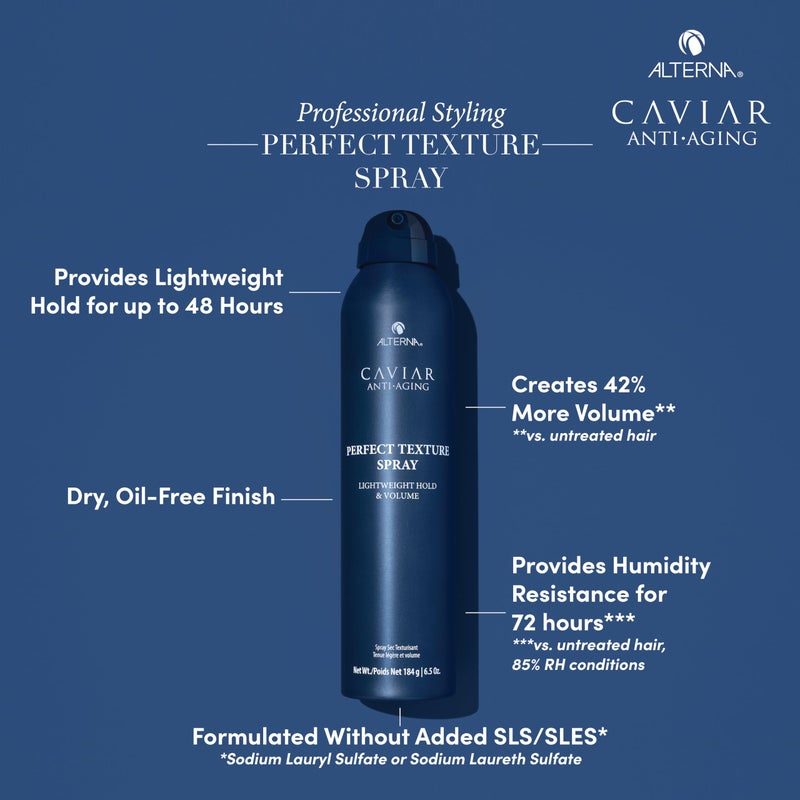 Alterna Caviar Anti-Aging Professional Styling Perfect Texture Spray, 2 ct. - Image 3