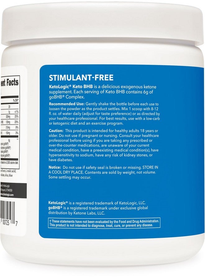 Ketologic Keto BHB (Patriot Pop Flavor) 30 Servings - Exogenous Ketone Supplement with goBHB, Beta-Hydroxybutyrate Salts - Image 3