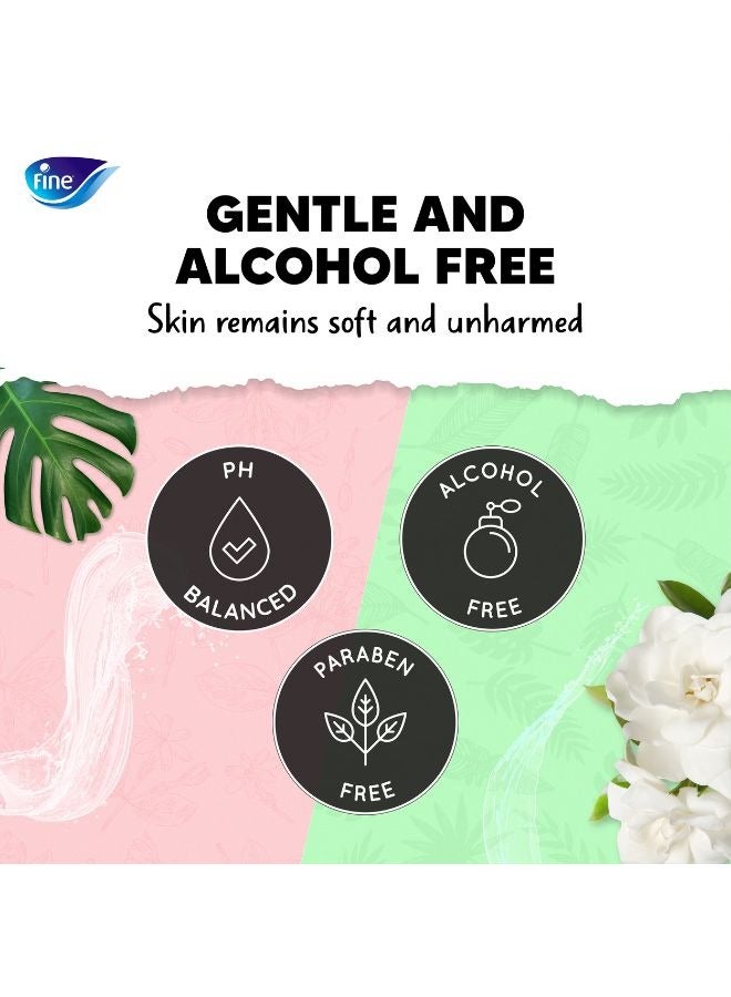 Fine مناديل جاردينيا والانتعاش الاستوائي عبوة من 8 - Image 5