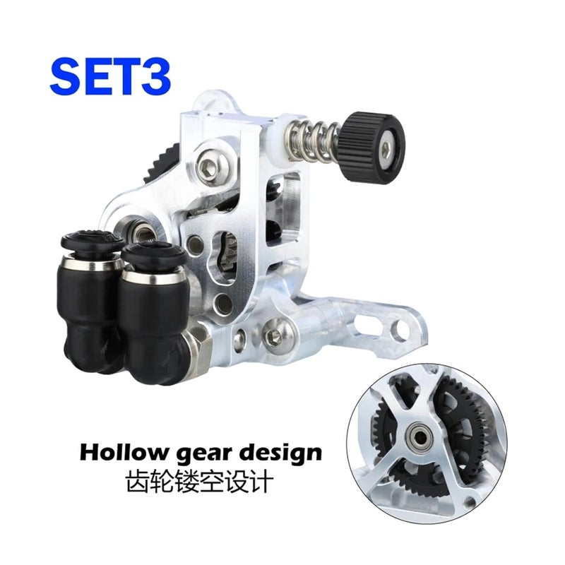 All Metal Low WC Extruder With 8T 10T Motor And One Shaft Twirl Gear For 330 VZ235 3D Printer SET10 - Image 5