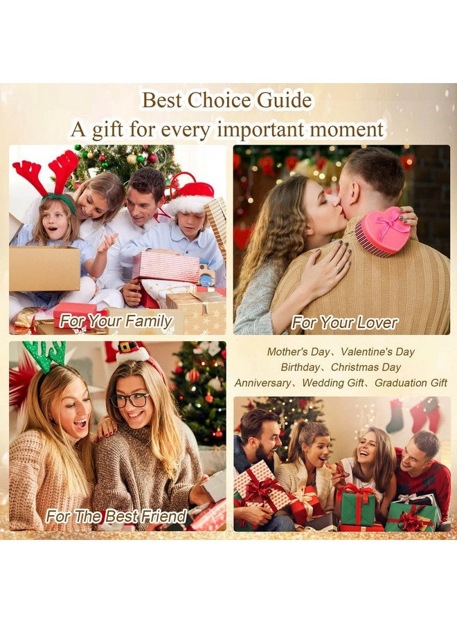 MPRAINBOW أقراط ذهبية للنساء - أقراط كبيرة مطلية بالذهب عيار 14 قيراط، أقراط أذن من الفولاذ المقاوم للصدأ مضادة للحساسية للأذان الحساسة، مجوهرات عصرية، هدايا عيد الميلاد أو عيد الميلاد لها - Image 4