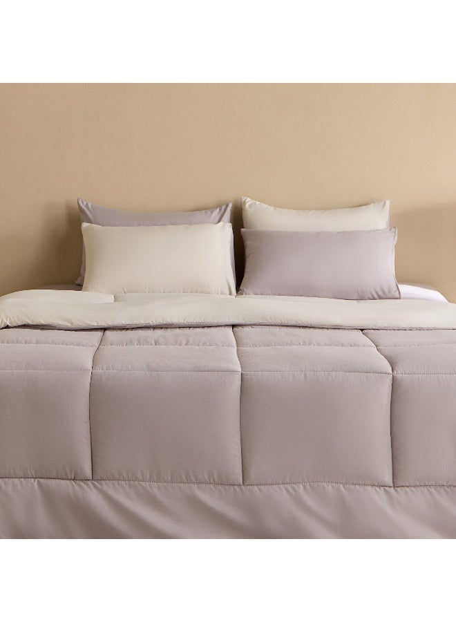 Home Box طقم لحاف كوين من الميكروفايبر القابل للعكس للبالغين - Image 4