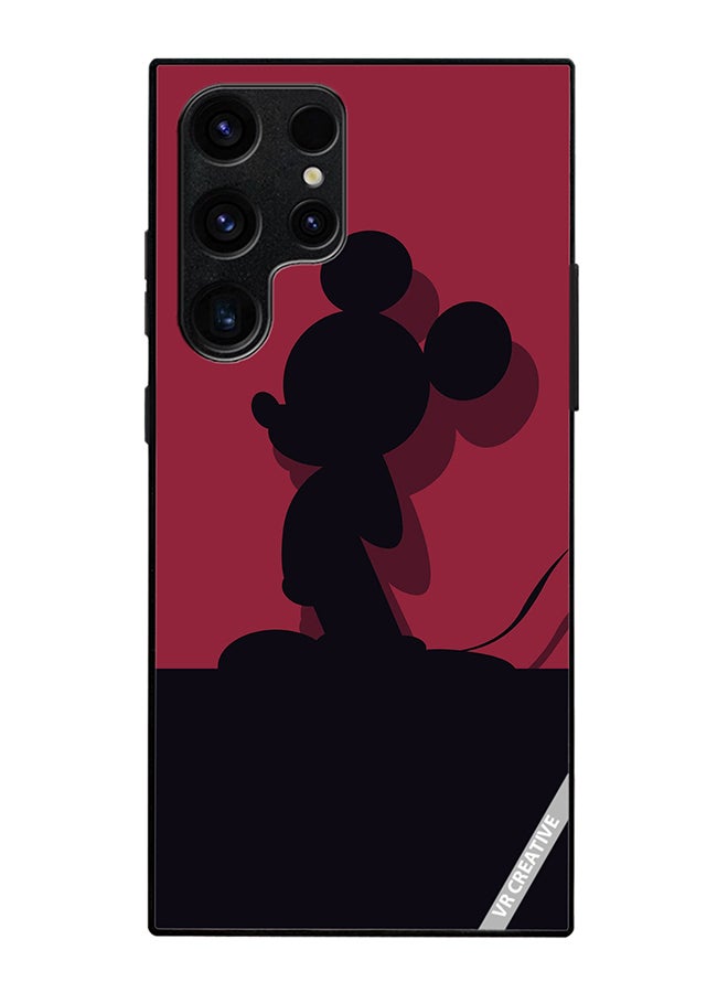 Protective Case Cover For Samsung Galaxy S25 Ultra Mickey Red Design Multicolour