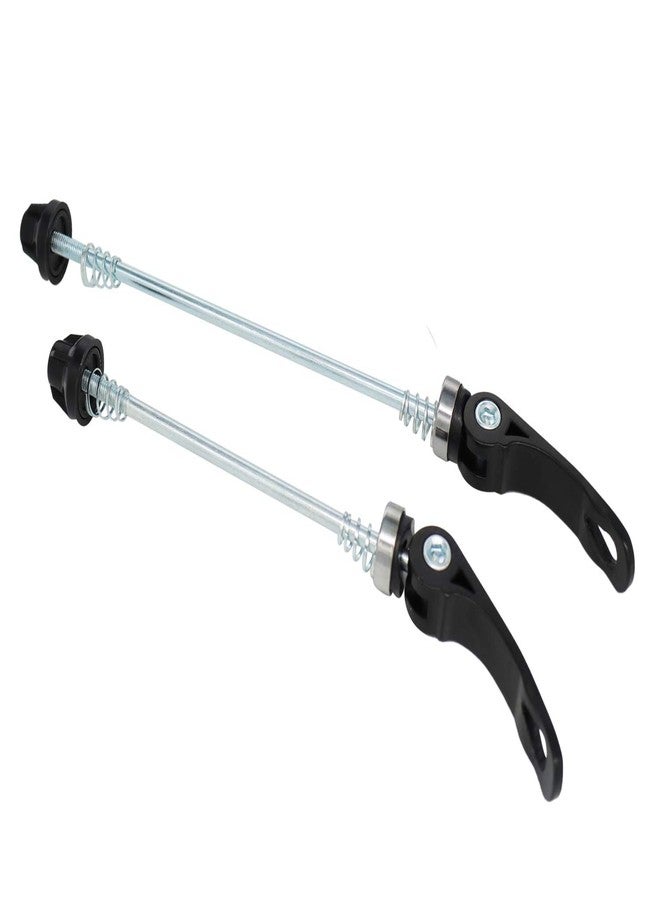 PLATT Bike Wheel Hub Skewers MTB Quick Release Skewers Front and Rear Axle Fit for Road Bike,Mountain Bike,BMX (Black,1Pair)… - Image 3