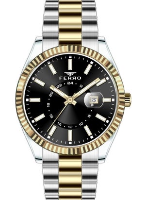 FERRO F11288A-D2 43 mm Gold Men's Wristwatch  - Image 1