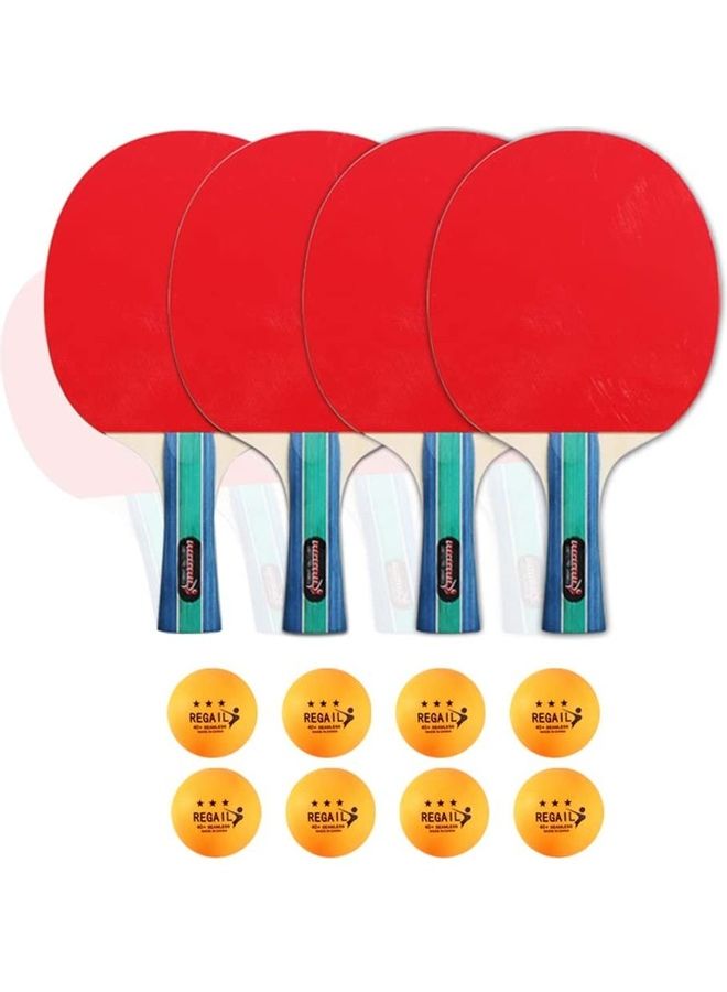 NIBEMINENT 12-Piece Table Tennis Racket Set - Image 2