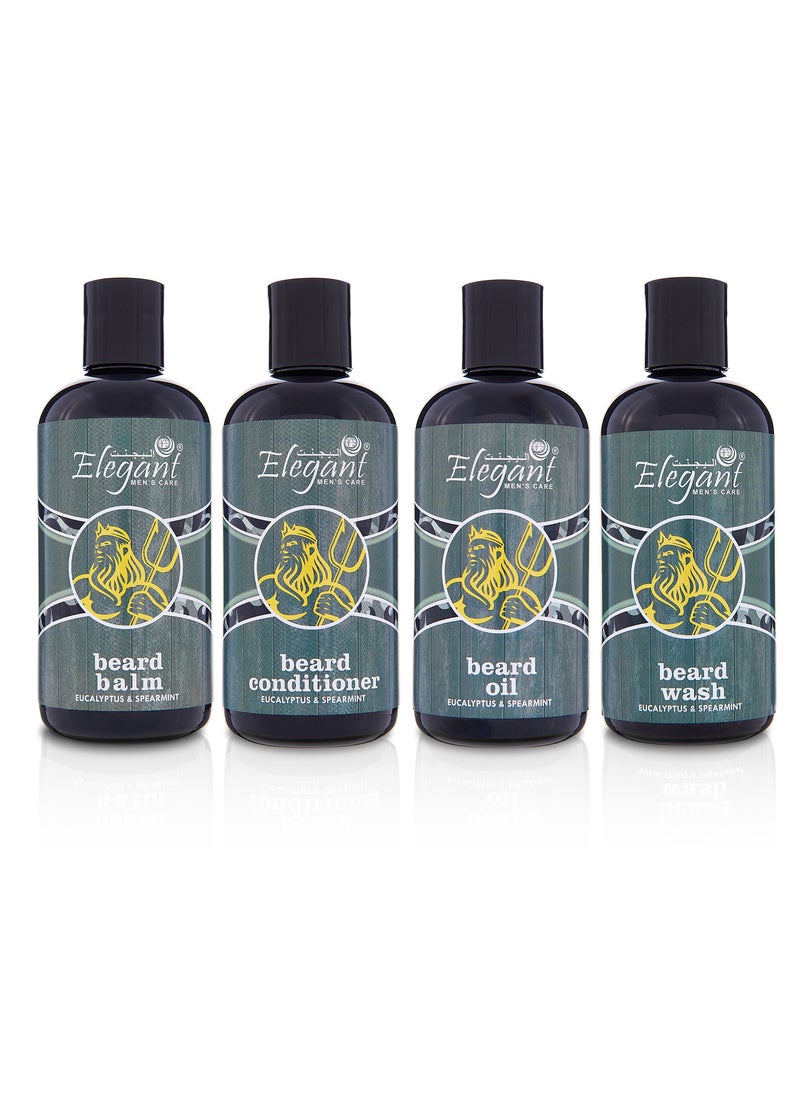 Elegant - 4 in 1 Beard Care Kit with Eucalyptus and Spearmint - Image 1