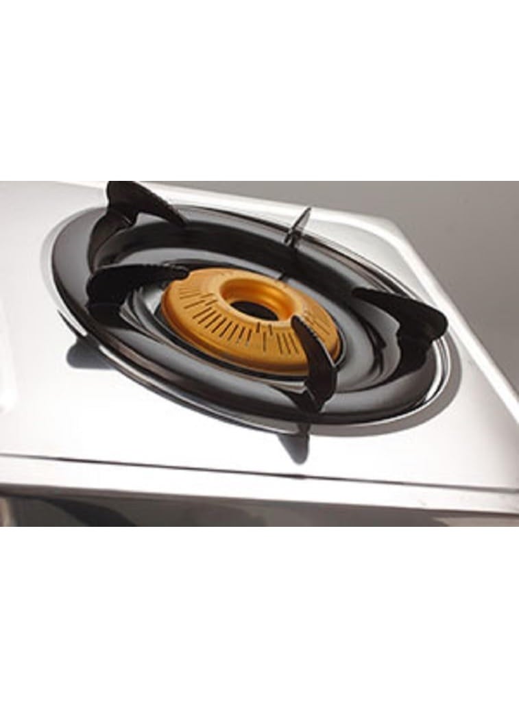 iHome 125OG Stainless Steel table-Top Gas Hob, 3 Gas Burners, 71 x 37 x 9 cm - Assorted Color - Image 2