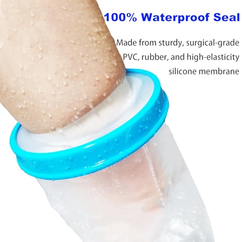 Tideshake 100 Waterproof Leg Cast Cover for Showering Reusable Adult Short Leg Cast Protector Cast Covers for Shower Leg Cast Bag for Shower Cast Cover for Showering Foot - Image 5