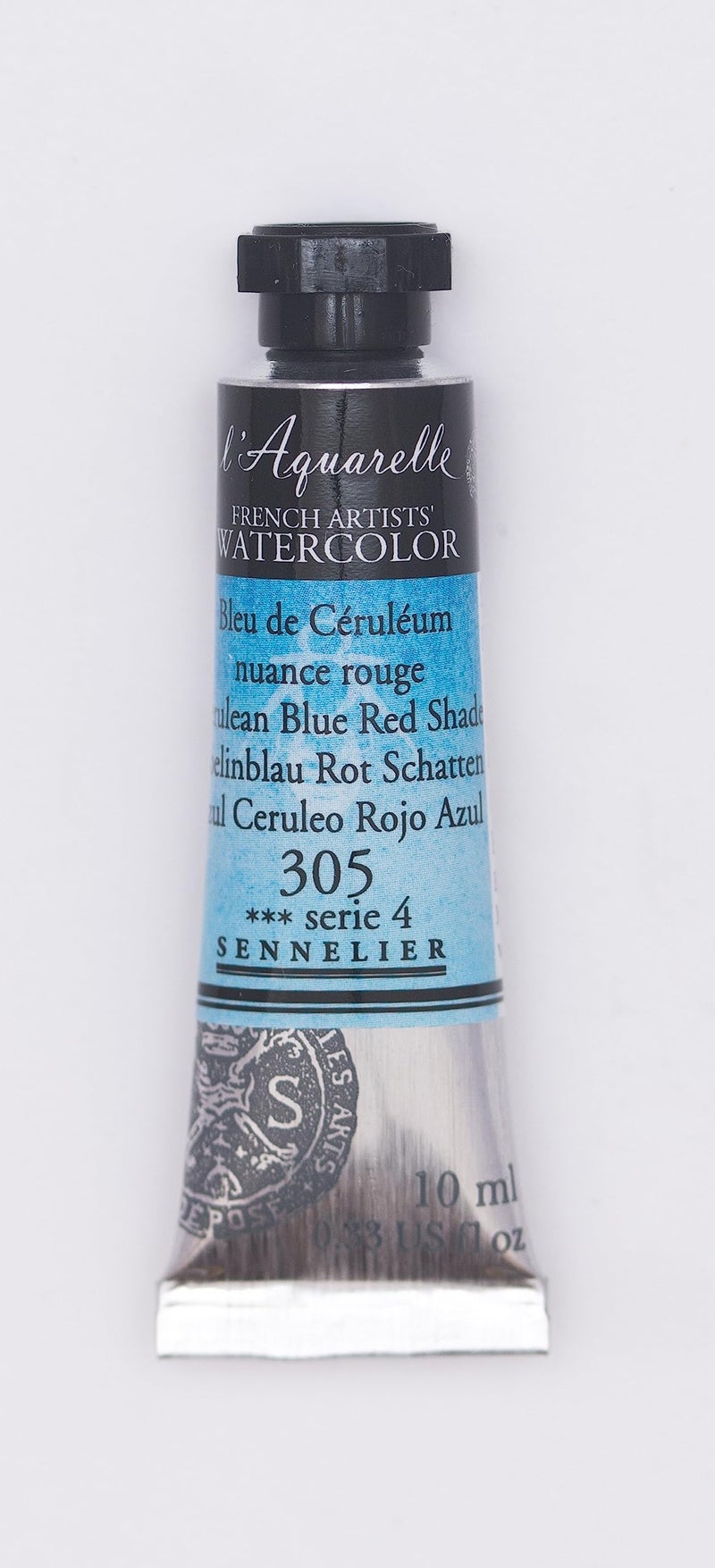 Sennelier lAquarelle French Artists Watercolour 10 ML Blues (Cerulean Blue Red Shade) - Image 2