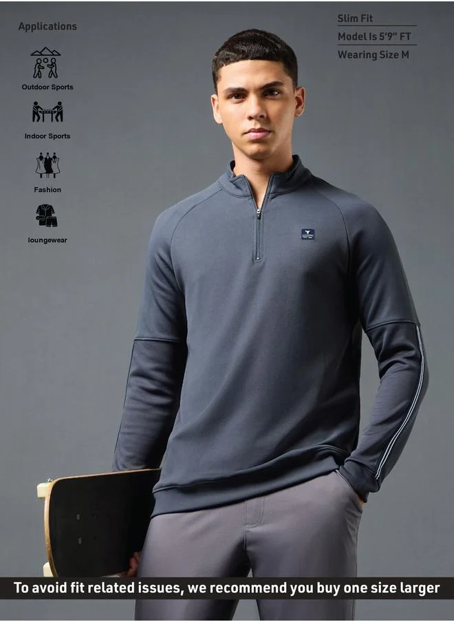 تكنوسبورت SOLID 4-WAY STRETCH T NECK FS by Styli