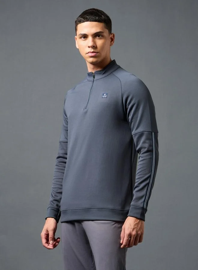 Technosport SOLID 4-WAY STRETCH T NECK FS by Styli