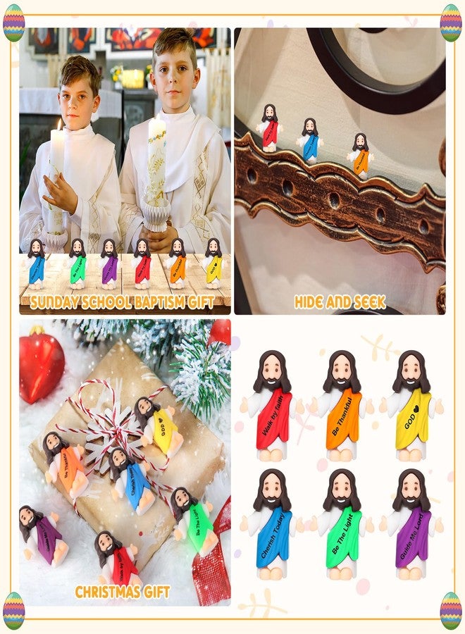 Barydat مجموعة باريدات من 200 قطعة من مجسمات يسوع الصغيرة، ألعاب يسوع الصغيرة، دمى مصغرة للعب الغميضة، هدايا للحفلات الدينية، هدايا لمدارس الأحد، هدايا التعميد، هدايا للمناسبات الكنسية. - Image 5