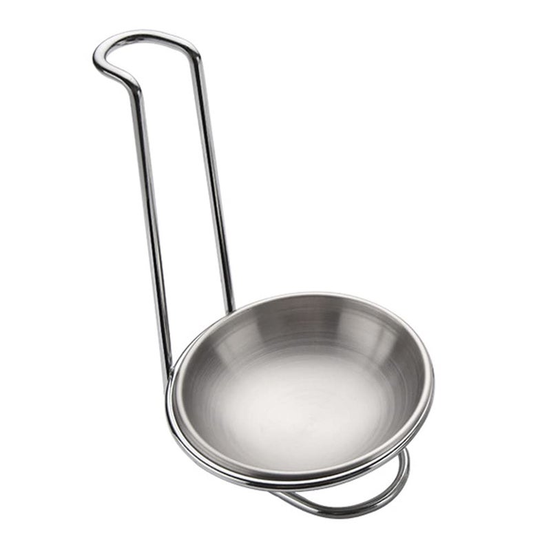 Stainless Steel Spoon Rest Vertical Cooking Utensil Holder for Restaurant Kitchen Countertop 1 Piece